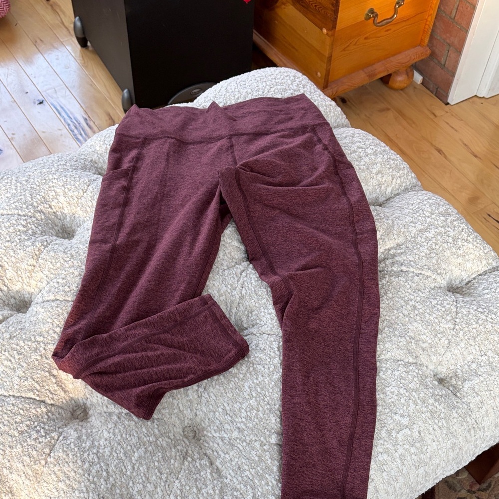 Aerie Burgundy Leggings